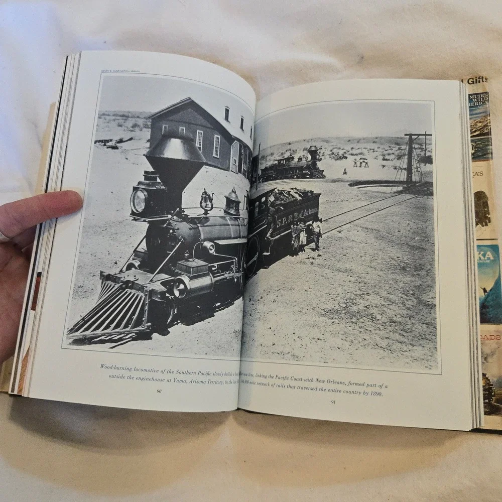 VTG‎ RAILROADS The Great American Adventure BY CHARLTON OGBURN 1977 History USA